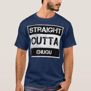 Rechtstreeks uit Enugu Nigeria Vintage verdrietig T-shirt