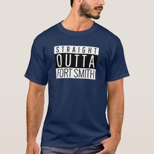 Rechtstreeks uit Fort Smith Arkansas Oversized 2 T-shirt (Voorkant)