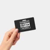Rechtstreeks Uit Geduld Grappig 8 Badge (Handheld)