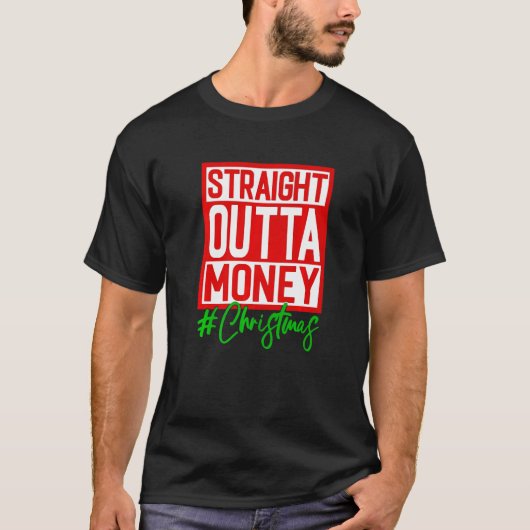 Rechtstreeks uit geld t-shirt (Voorkant)