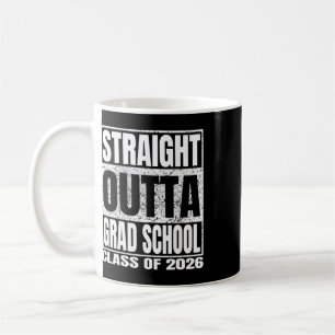 Rechtstreeks uit Grad School Funny Cl 2026 Grad Gr Koffiemok