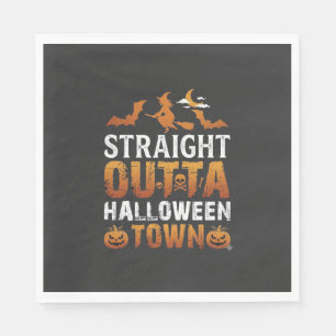 Rechtstreeks Uit Halloween Town Heks Maan Vleermui Servet