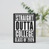 Rechtstreeks uit het College Klas van 2026 Briefkaart (Staand voorkant)