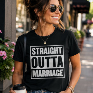 Rechtstreeks Uit Het Huwelijk Grappige Scheidingsv T-shirt