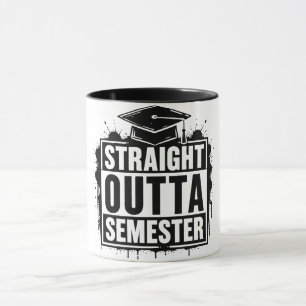 Rechtstreeks Uit het Semester Grappige Afstudeermo Mok