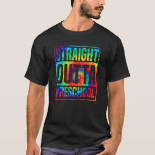 Rechtstreeks uit kleuterschool stropdas verf voor  t-shirt