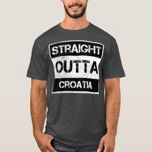 Rechtstreeks uit Kroatië Reiziger Gift Land Expat T-shirt