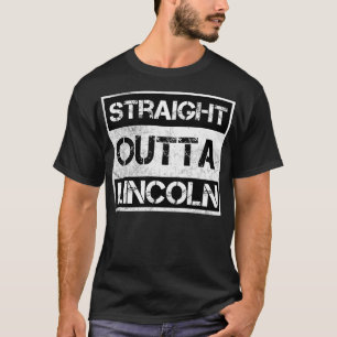 Rechtstreeks uit Lincoln Nebraska Vintage Ongeorde T-shirt