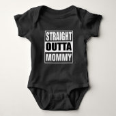 Rechtstreeks uit mama grappige Baby Romper (Voorkant)