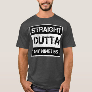 Rechtstreeks uit mijn negentiger jaren  verdrietig t-shirt
