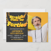 Rechtstreeks uit mijn veertigers met foto kaart (Voorkant)