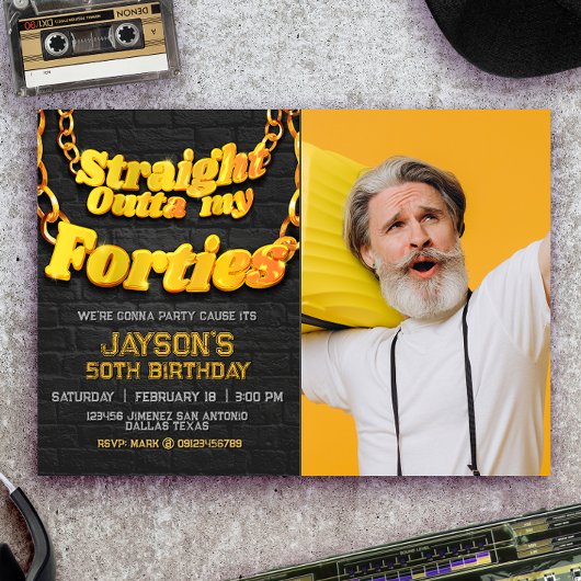 Rechtstreeks uit mijn veertigers met foto kaart