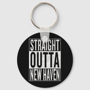 Rechtstreeks uit New Haven geweldig reisgeschenkid Sleutelhanger