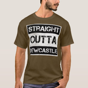 Rechtstreeks uit Newcastle Australië Vintage Distr T-shirt