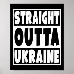 Rechtstreeks uit Oekraïne Cadeau voor Oekraïense f Poster