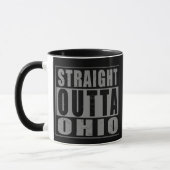 Rechtstreeks uit Ohio Woord Kunst Mok (Links)