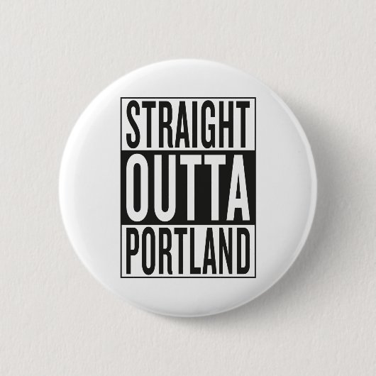 rechtstreeks uit Portland Ronde Button 5,7 Cm (Voorkant)