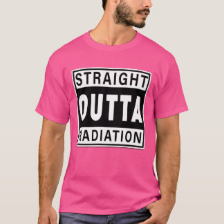 Rechtstreeks uit straling Kankercitaat T-shirt