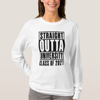 Rechtstreeks Uit Universiteit Klas van 2027 T-shirt