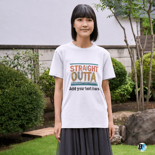 RECHTSTREEKS UIT - voeg je tekst hier toe/maak eig T-shirt