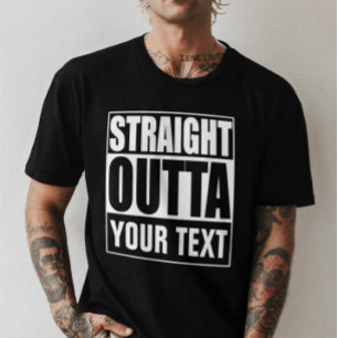 Rechtstreeks uitbesteed op maat van u t-shirt