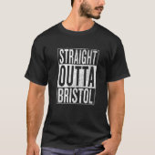 Rechtstreeks uitgeruste Bristol-reispas T-shirt (Voorkant)