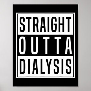 Rechtstreeks uitgevoerde dialyse Nierziekte Patiën Poster