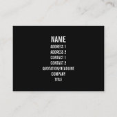 RECHTSTREEKS UITSLAG ... MEME VOOR JOUW TEKST TOE VISITEKAARTJE (Voorkant)