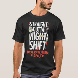 Rechtstreeks uitwijkgedrag bij nachtverschuiving l t-shirt
