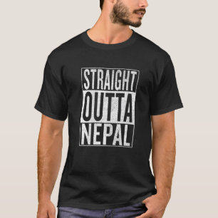 Rechtstreeks uitzetbaar Nepal - geweldige reismoge T-shirt