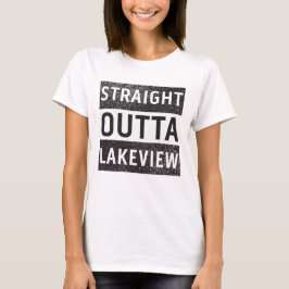 Rechtstreeks uitzicht t-shirt