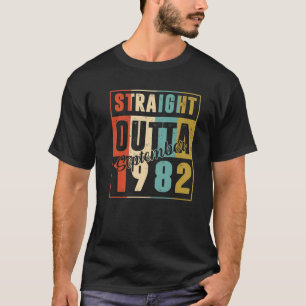 Rechtstreeks vanaf september 1982 Retro 38 jaar ou T-shirt