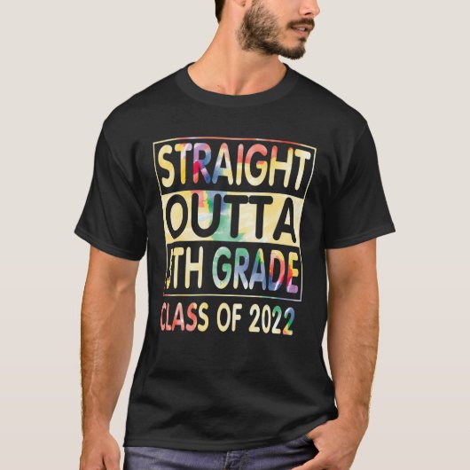 Rechtstreeks vijfde graad terug naar school 2022 t-shirt (Voorkant)