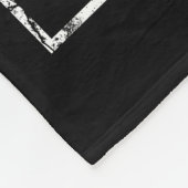 Rechtstreeks - voeg Jouw tekst Aangepast toe Fleece Deken (Hoek)