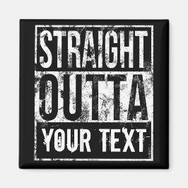 Rechtstreeks - voeg Jouw tekst  Aangepast toe Magneet