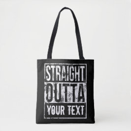 Rechtstreeks - voeg Jouw tekst  Aangepast toe Tote Bag