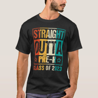 Rechtstreeks vóór de K-klasse van 2023 Afstuderen  T-shirt