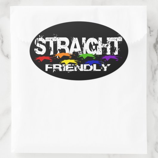 Rechtstreeks vriendelijke stickers (Tas)