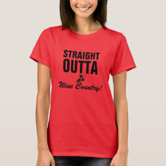 Rechtstreeks wijnland t-shirt