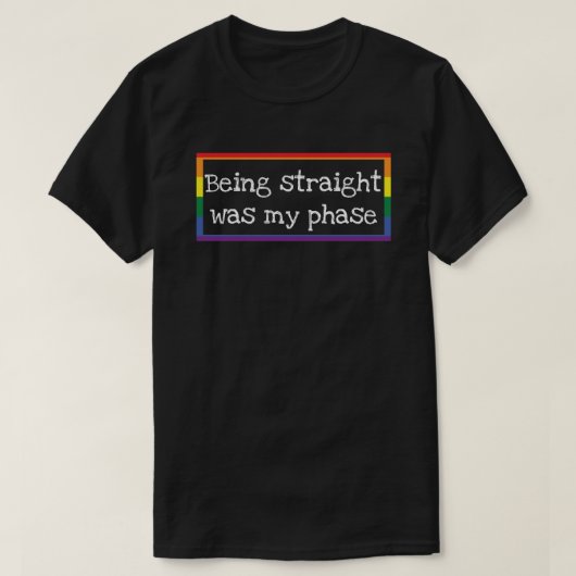 Rechtstreeks zijn was mijn fase t-shirt (Design voorkant)