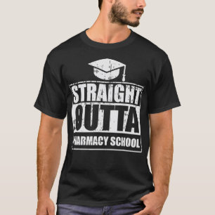 Rechtstreekse apotheker Graduati T-shirt