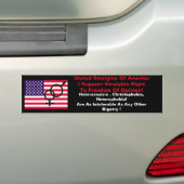 Rechtstreekse Bumpersticker rechten (Op auto)