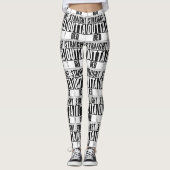 Rechtstreekse Leggings voor outta Bed (Voorkant)