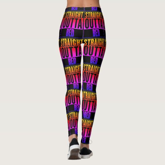 Rechtstreekse Leggings voor outta Bed (Achterkant)