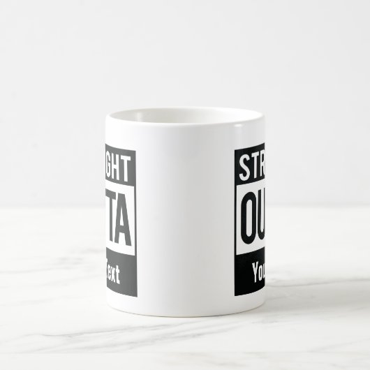 Rechtstreekse Mok koffie | Creëer Uw eigen Mok (Center)