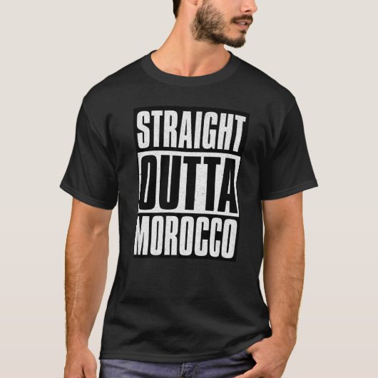 Rechtstreekse premie Marokko T-shirt (Voorkant)