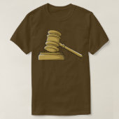 Rechtszaak Gavel Rechter T-shirt (Design voorkant)