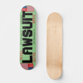 RECHTSZAAK Skateboard (Voorkant)