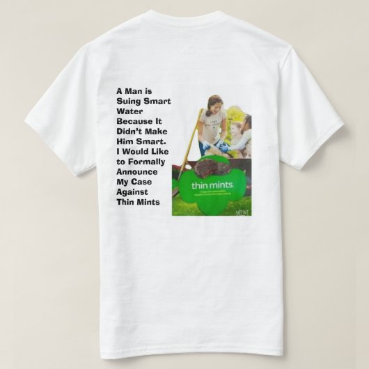 Rechtszaak T-shirt (Design achterkant)
