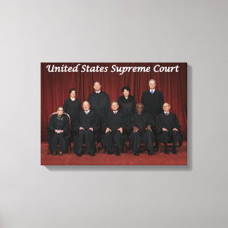 Rechtszaken van het Amerikaanse Hooggerechtshof Canvas Afdruk